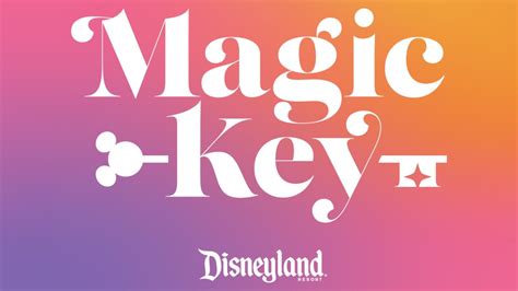 Obtain the disneyland magic key pass